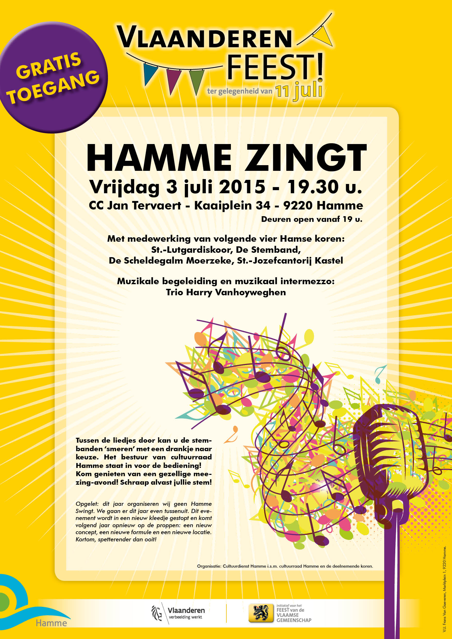 Vlaanderen Feest_affiche 2015